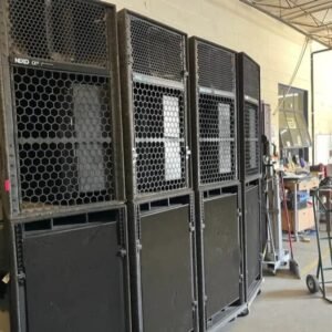 Nexo Alpha e and s2 subs with 4×4 amps